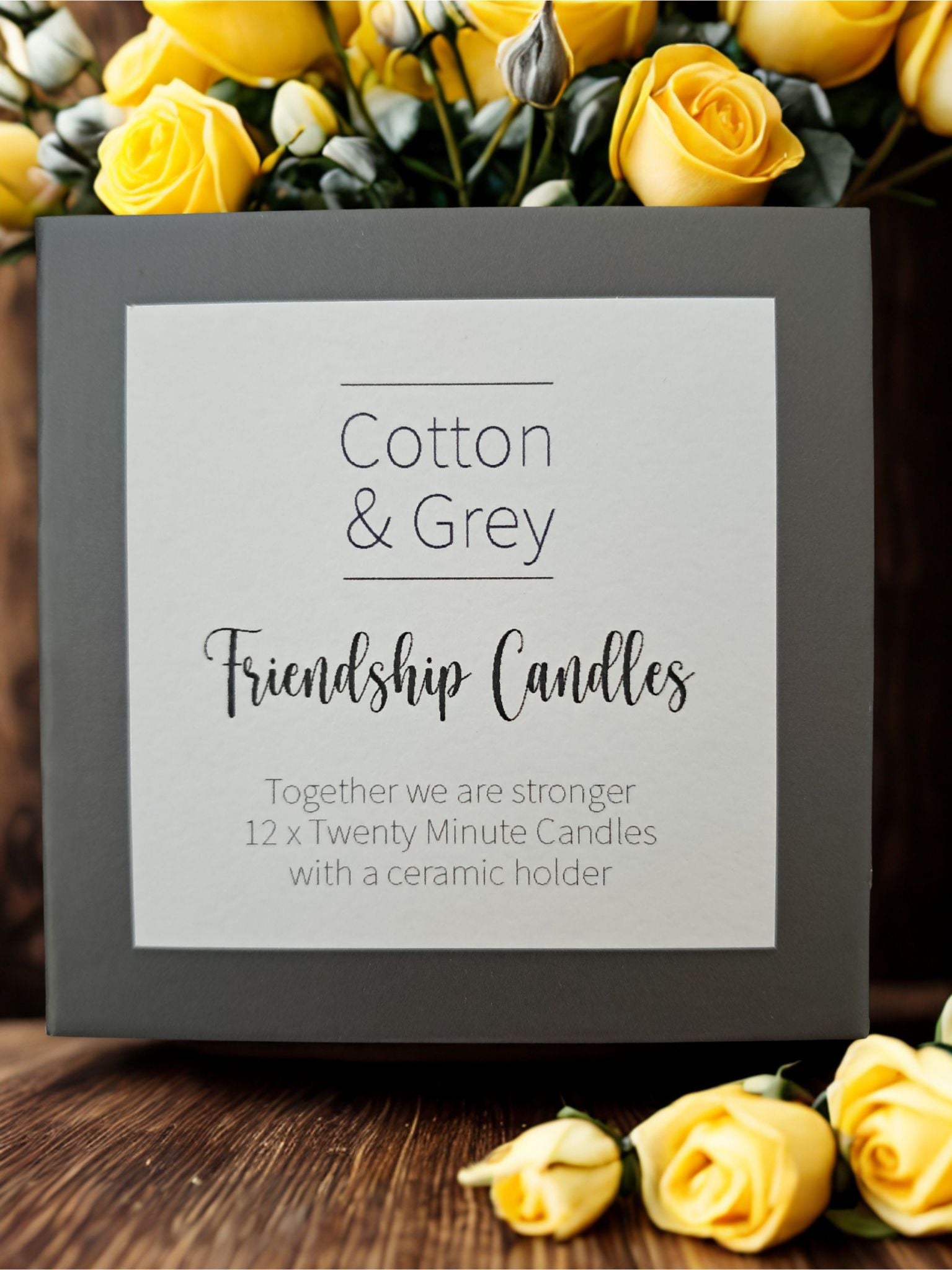 Everything is Better with Friends! The Gift of Time... "You" time to be specific... what could be better? A wonderful gift for a special friend to let them know how much they mean and that you're better together than apart. A box of 12 beeswax candles complete with small ceramic holder. Grab a cup of coffee or tea, find a quiet place, perhaps turn on some of your favorite music, or just concentrate on your breathing, close your eyes and take this time to rest, relax and recharge. Candles have an approximate